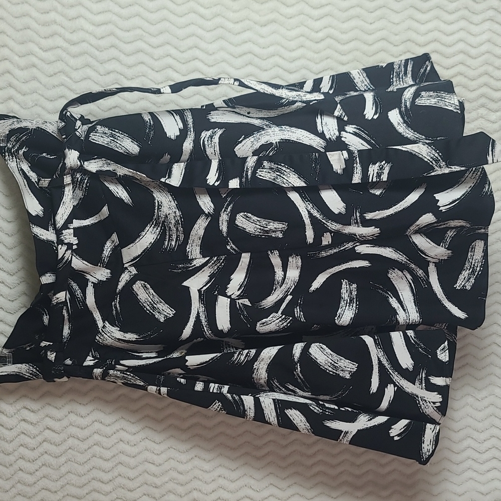 Plus size International Concepts black and white Swing skirt. - Picture 1 of 3